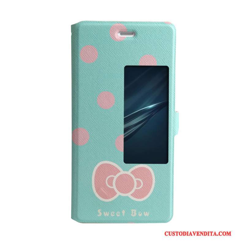 Custodia Huawei P9 Colore Morbido Porpora, Cover Huawei P9 Cartone Animato Tendenza Supporto