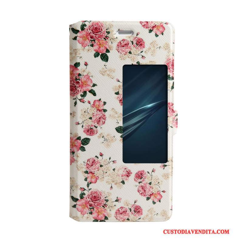 Custodia Huawei P9 Colore Morbido Porpora, Cover Huawei P9 Cartone Animato Tendenza Supporto