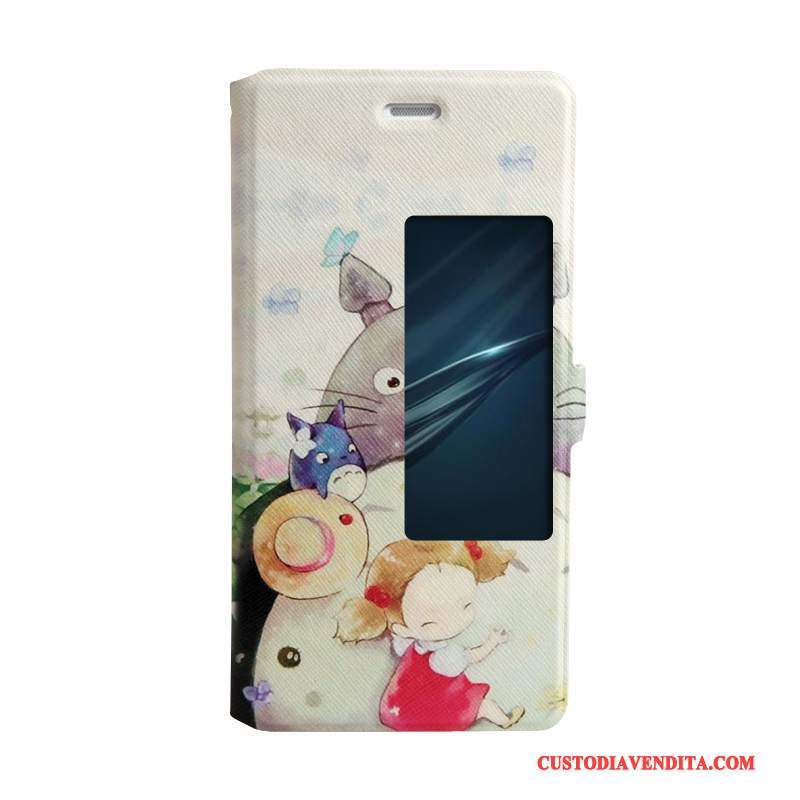 Custodia Huawei P9 Colore Morbido Porpora, Cover Huawei P9 Cartone Animato Tendenza Supporto