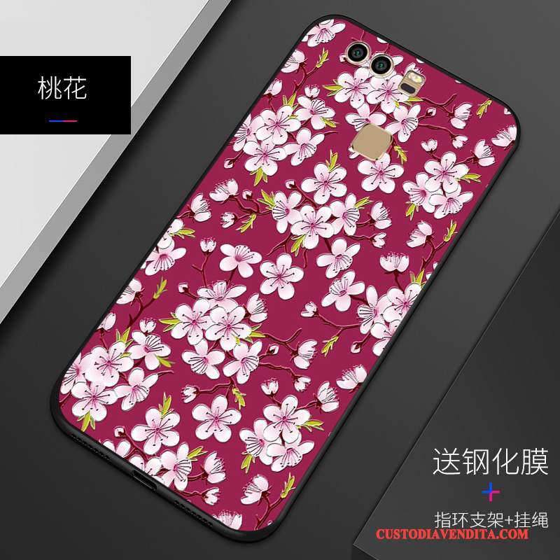 Custodia Huawei P9 Goffratura Telefono Macchiati, Cover Huawei P9 Protezione Anti-caduta Personalizza