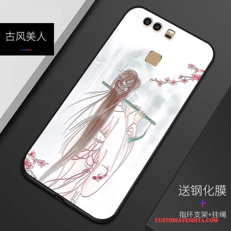 Custodia Huawei P9 Goffratura Telefono Macchiati, Cover Huawei P9 Protezione Anti-caduta Personalizza