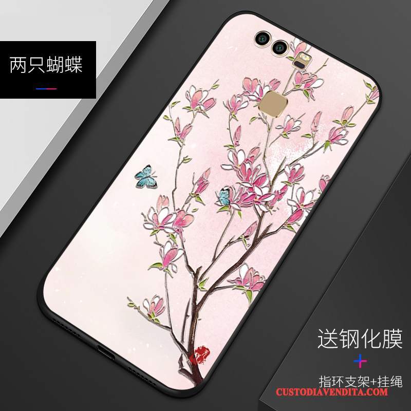 Custodia Huawei P9 Goffratura Telefono Macchiati, Cover Huawei P9 Protezione Anti-caduta Personalizza