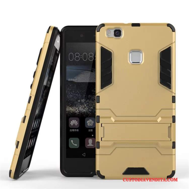 Custodia Huawei P9 Lite Cartone Animato Telefono Supporto, Cover Huawei P9 Lite Protezione Tutto Incluso Anti-caduta