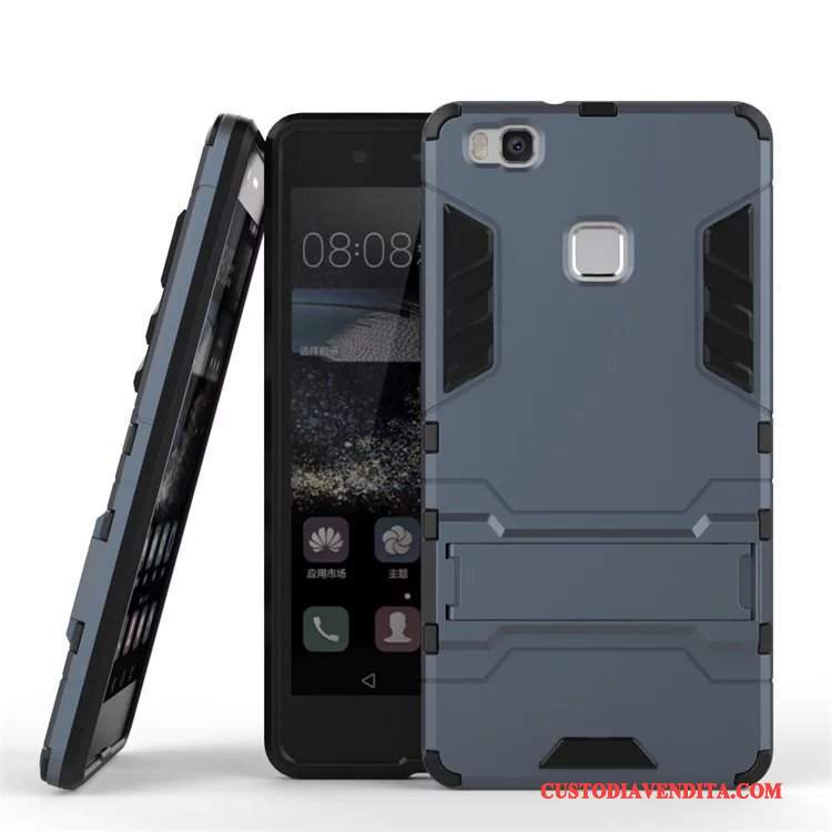 Custodia Huawei P9 Lite Cartone Animato Telefono Supporto, Cover Huawei P9 Lite Protezione Tutto Incluso Anti-caduta