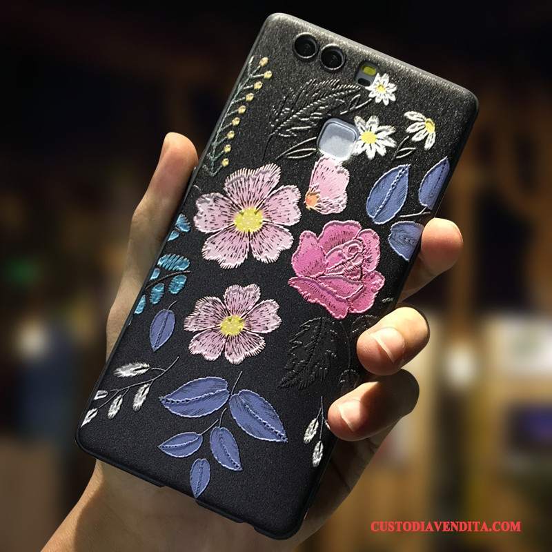 Custodia Huawei P9 Plus Cartone Animato Di Personalità Macchiati, Cover Huawei P9 Plus Colore Anti-caduta Ornamenti Appesi