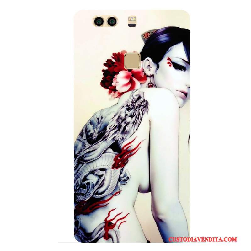 Custodia Huawei P9 Plus Colore Difficile Macchiati, Cover Huawei P9 Plus Protezione Marchio Di Tendenza Tatuaggio