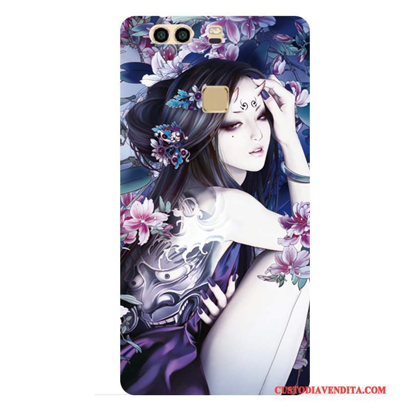 Custodia Huawei P9 Plus Colore Difficile Macchiati, Cover Huawei P9 Plus Protezione Marchio Di Tendenza Tatuaggio