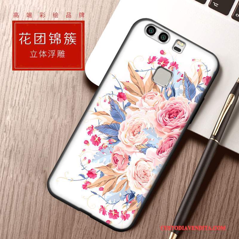 Custodia Huawei P9 Plus Creativo Blu Bello, Cover Huawei P9 Plus Silicone Tutto Incluso Tendenza