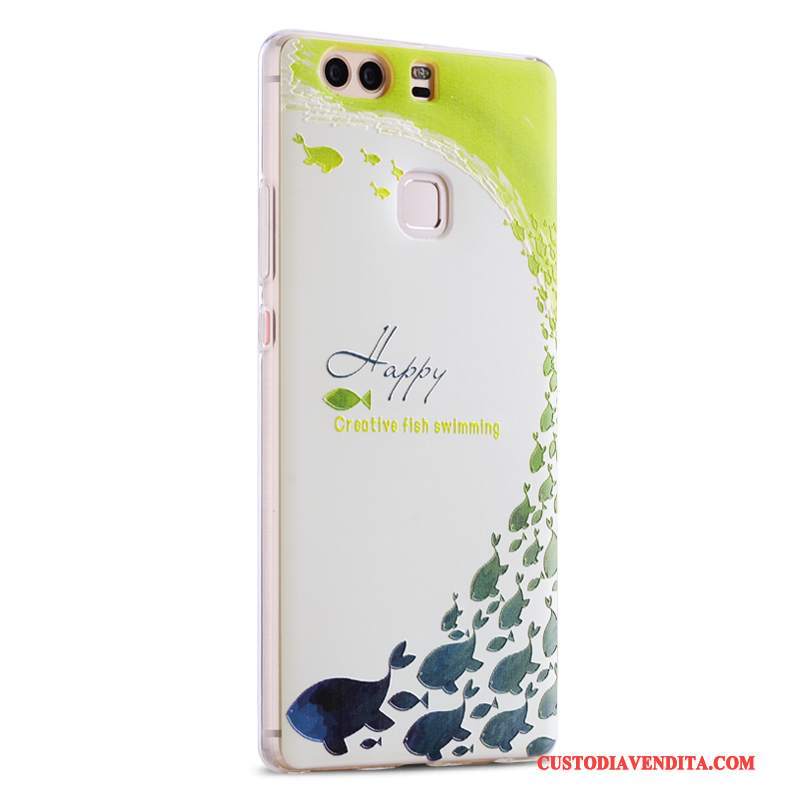 Custodia Huawei P9 Plus Creativo Di Personalità Anti-caduta, Cover Huawei P9 Plus Protezione Telefono Verde