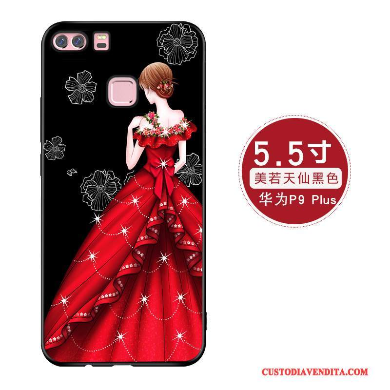 Custodia Huawei P9 Plus Creativo Gioventùtelefono, Cover Huawei P9 Plus Silicone Tutto Incluso Anti-caduta