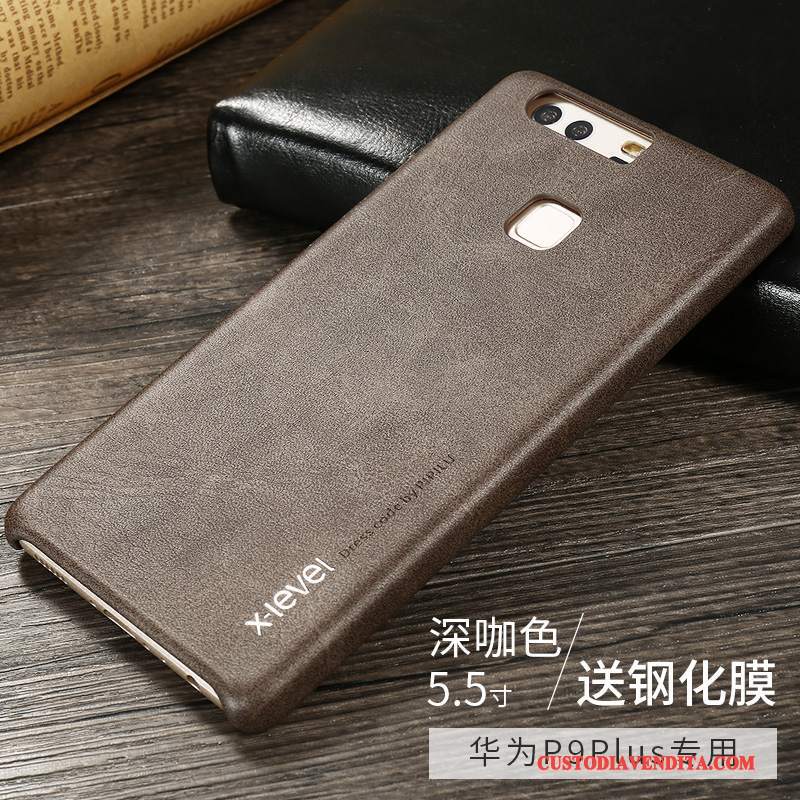 Custodia Huawei P9 Plus Pelle Morbido Sottile, Cover Huawei P9 Plus Protezione Anti-cadutatelefono