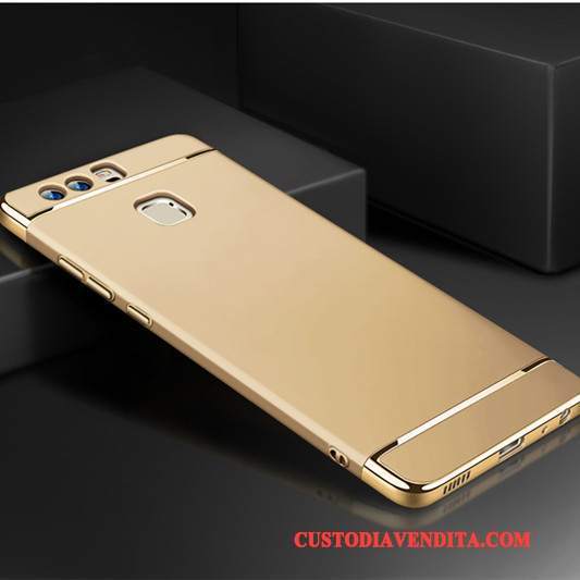 Custodia Huawei P9 Plus Protezione Difficile Oro, Cover Huawei P9 Plus Tutto Inclusotelefono