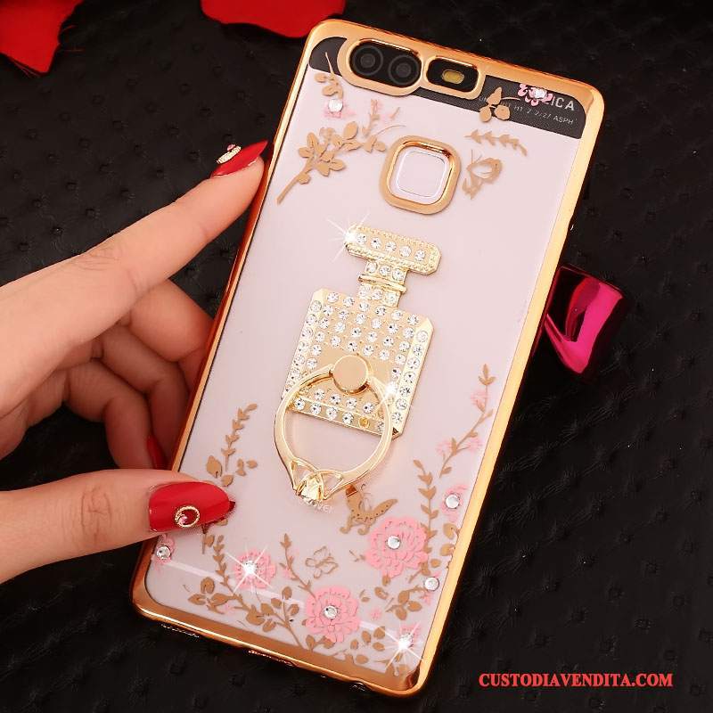 Custodia Huawei P9 Plus Protezione Morbidotelefono, Cover Huawei P9 Plus Rosa Pu