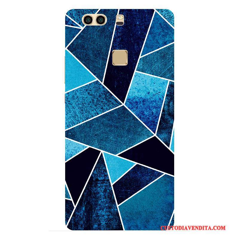 Custodia Huawei P9 Plus Protezione Telefono Blu, Cover Huawei P9 Plus Colore Macchiati