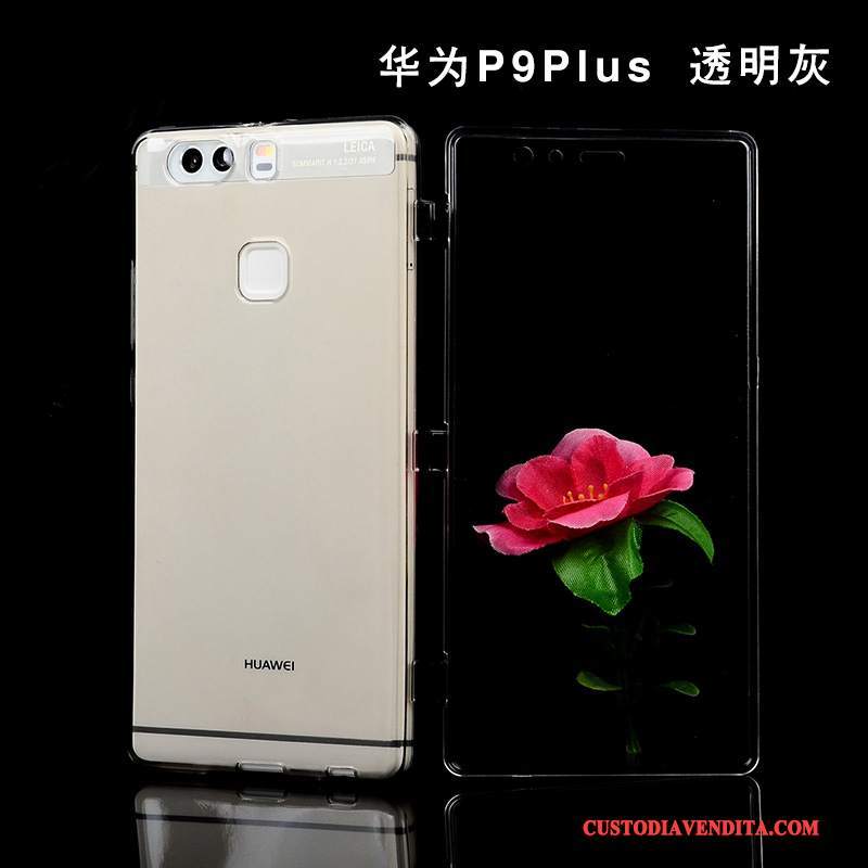 Custodia Huawei P9 Plus Silicone Chiaro Anti-caduta, Cover Huawei P9 Plus Protezione Tutto Inclusotelefono