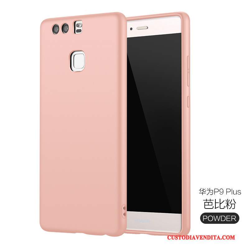 Custodia Huawei P9 Plus Silicone Morbido Rosa, Cover Huawei P9 Plus Protezione Sottili Semplici