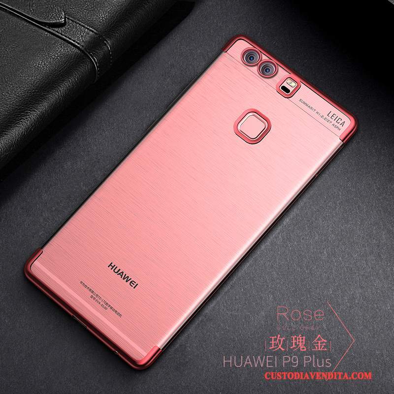 Custodia Huawei P9 Plus Silicone Telefono Morbido, Cover Huawei P9 Plus Creativo Sottile Tutto Incluso