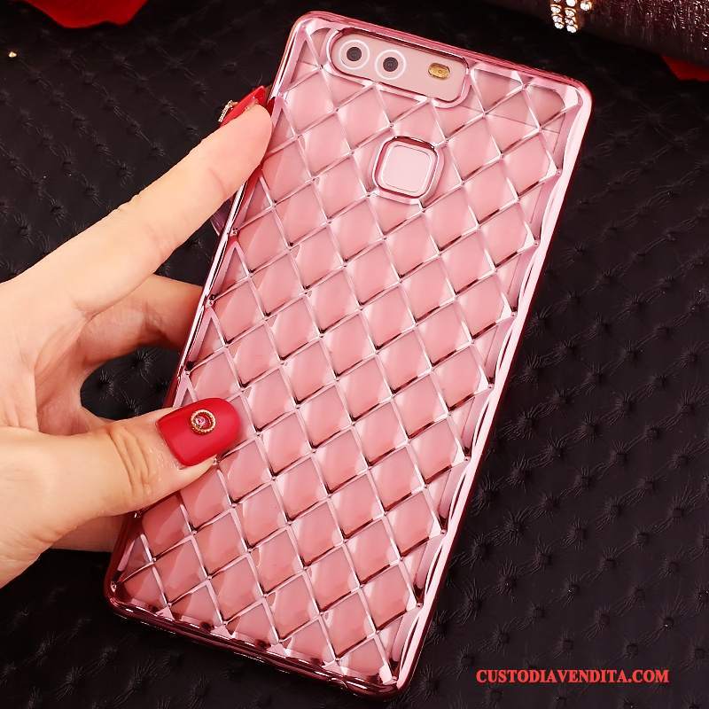 Custodia Huawei P9 Plus Silicone Telefono Morbido, Cover Huawei P9 Plus Strass Anti-caduta Sottile