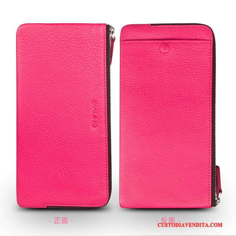 Custodia Huawei P9 Protezione Borse Affari, Cover Huawei P9 Pelle Rosso