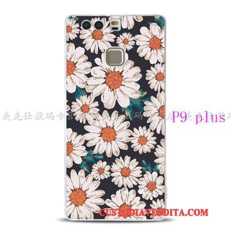 Custodia Huawei P9 Protezione Tutto Incluso Morbido, Cover Huawei P9 Goffratura Supportotelefono