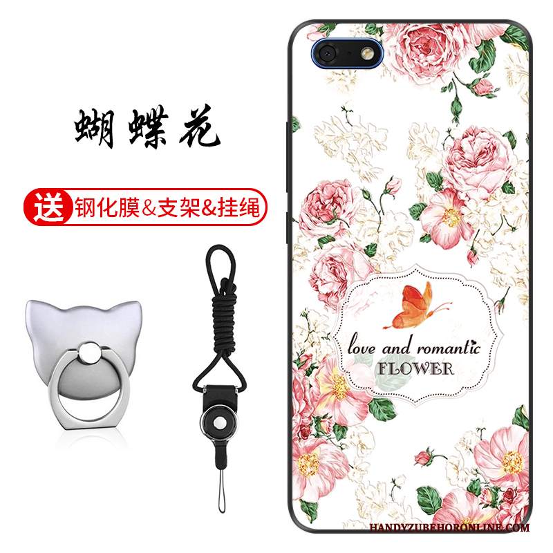 Custodia Huawei Y5 2018 Silicone Anti-caduta Morbido, Cover Huawei Y5 2018 Goffratura Personalizza Modello