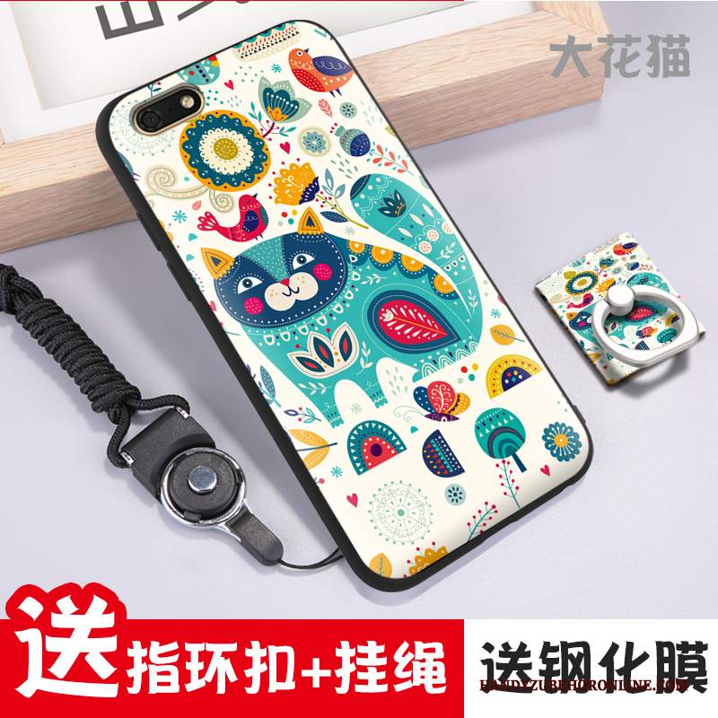 Custodia Huawei Y5 2018 Silicone Modello Personalizza, Cover Huawei Y5 2018 Goffratura Nerotelefono