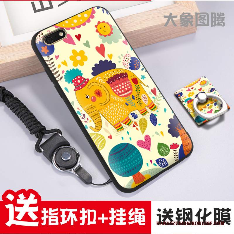 Custodia Huawei Y5 2018 Silicone Modello Personalizza, Cover Huawei Y5 2018 Goffratura Nerotelefono