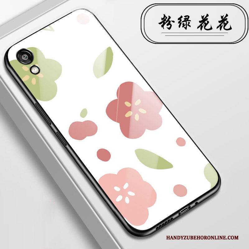 Custodia Huawei Y5 2019 Cartone Animato Fresco Vetro, Cover Huawei Y5 2019 Protezione Telefono Piccola