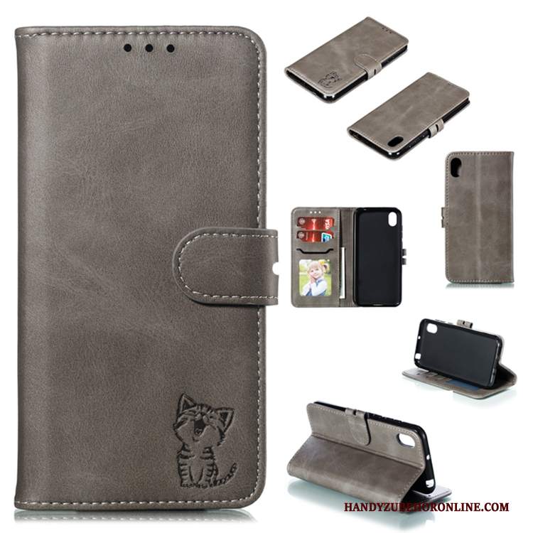 Custodia Huawei Y5 2019 Pelle Telefono, Cover Huawei Y5 2019 Folio