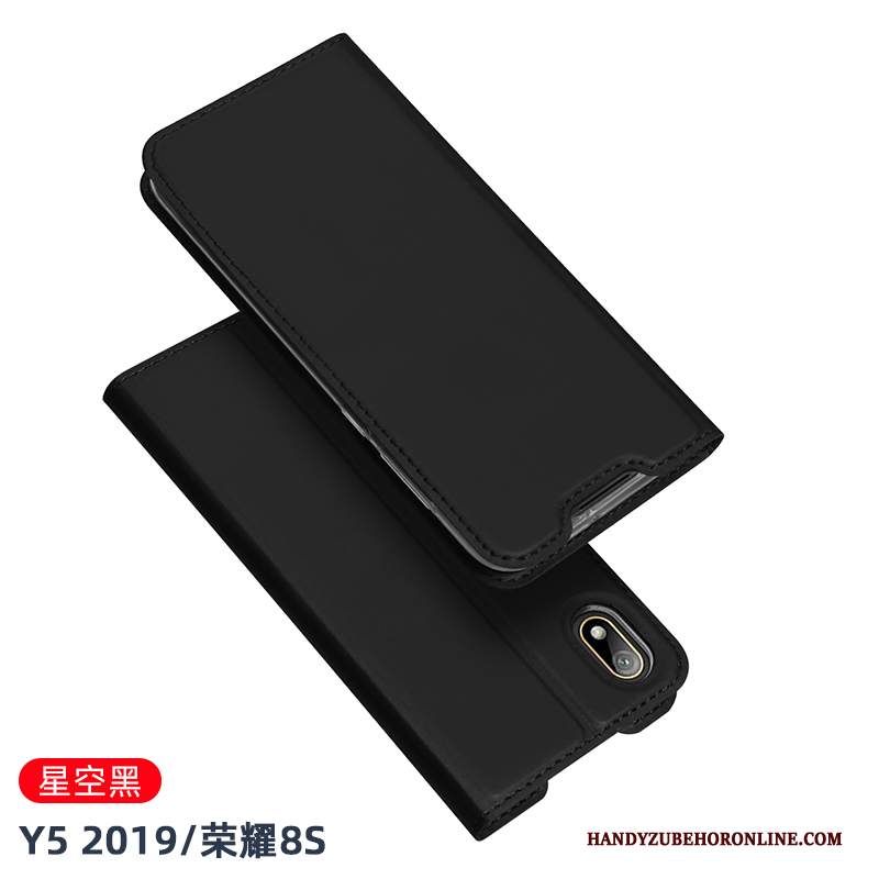 Custodia Huawei Y5 2019 Pelle Tutto Incluso Affari, Cover Huawei Y5 2019 Protezione Nuovo Anti-caduta