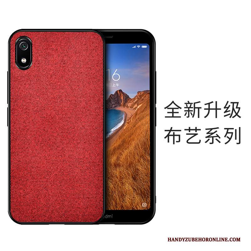 Custodia Huawei Y5 2019 Silicone Morbido Modello, Cover Huawei Y5 2019 Protezione Rosso Panno