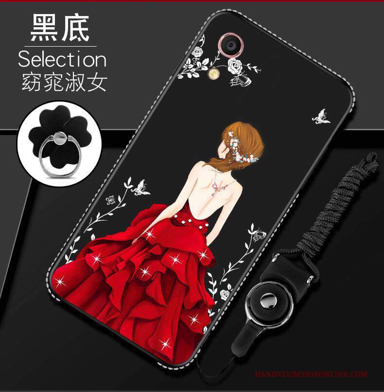 Custodia Huawei Y5 2019 Silicone Morbidotelefono, Cover Huawei Y5 2019 Tendenza Rosso