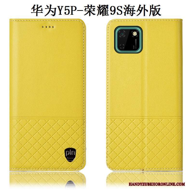 Custodia Huawei Y5p Protezione Tutto Incluso Anti-caduta, Cover Huawei Y5p Pelle Nerotelefono