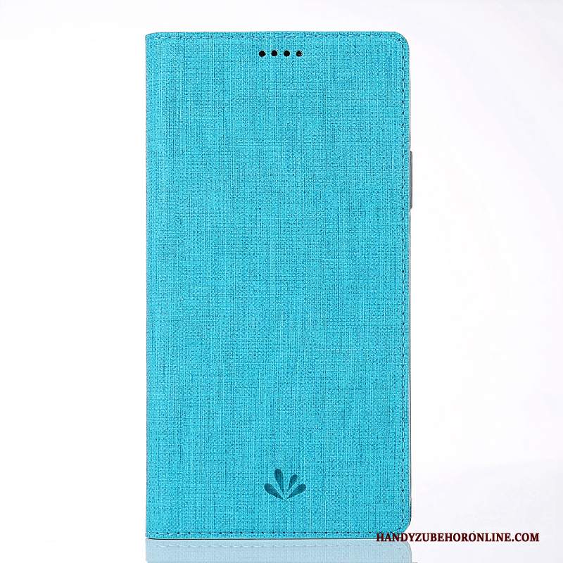 Custodia Huawei Y6 2018 Pelle Carta Anti-caduta, Cover Huawei Y6 2018 Folio Semplici Magnetico