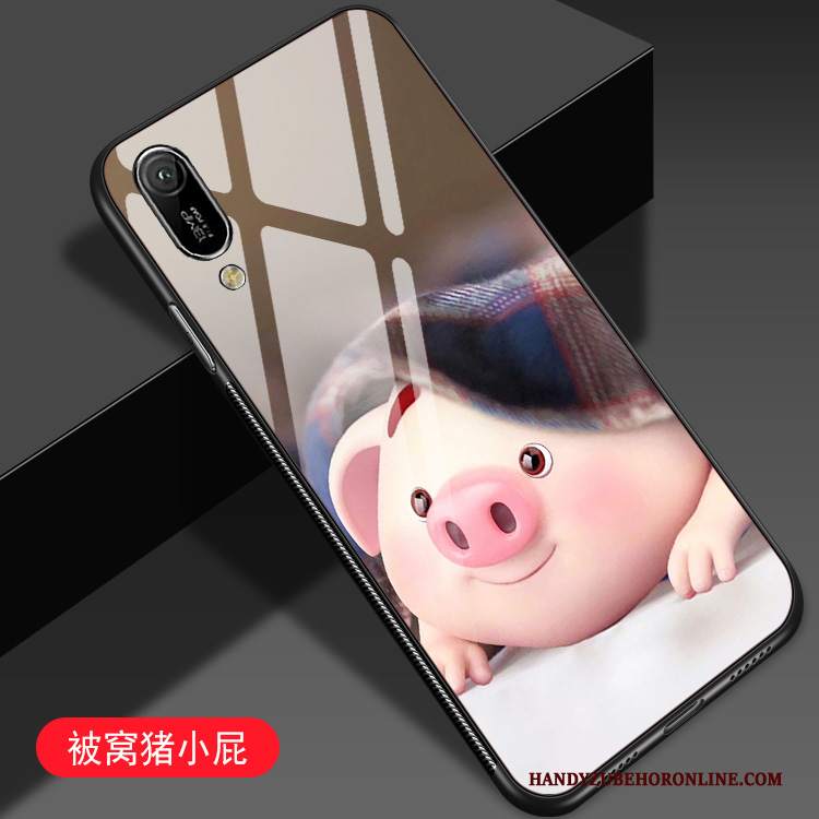 Custodia Huawei Y6 2019 Creativo Anti-caduta Tutto Incluso, Cover Huawei Y6 2019 Cartone Animato Piccola Morbido