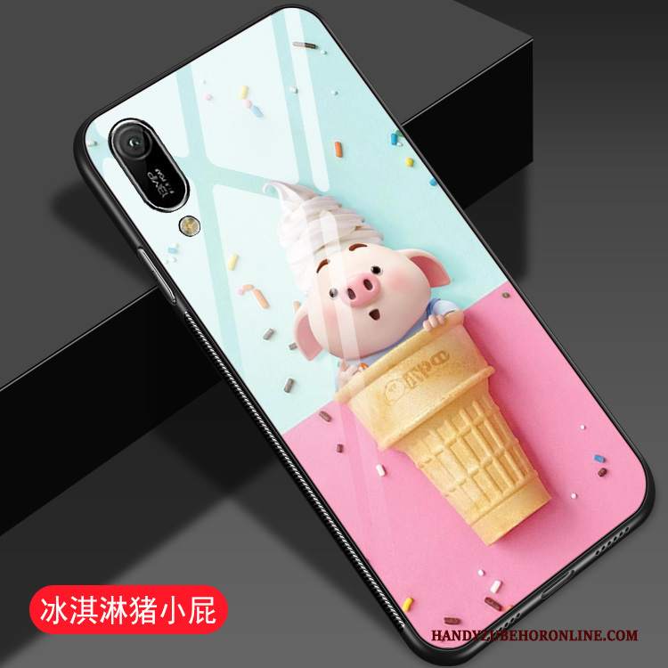 Custodia Huawei Y6 2019 Creativo Anti-caduta Tutto Incluso, Cover Huawei Y6 2019 Cartone Animato Piccola Morbido