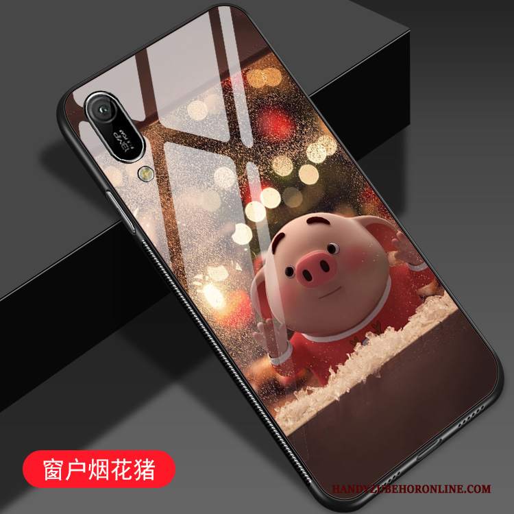 Custodia Huawei Y6 2019 Creativo Anti-caduta Tutto Incluso, Cover Huawei Y6 2019 Cartone Animato Piccola Morbido