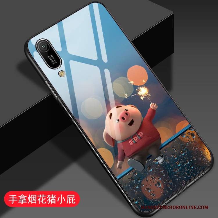 Custodia Huawei Y6 2019 Creativo Anti-caduta Tutto Incluso, Cover Huawei Y6 2019 Cartone Animato Piccola Morbido