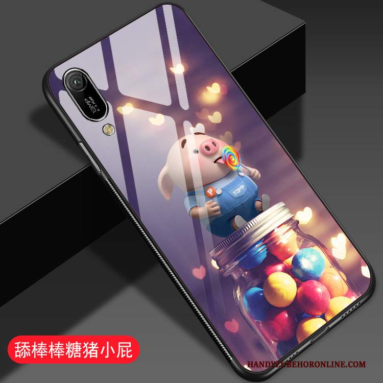 Custodia Huawei Y6 2019 Creativo Anti-caduta Tutto Incluso, Cover Huawei Y6 2019 Cartone Animato Piccola Morbido