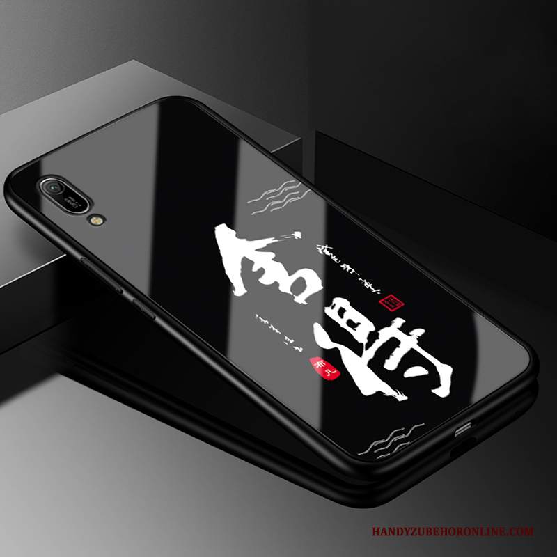 Custodia Huawei Y6 2019 Creativo Tutto Incluso Nero, Cover Huawei Y6 2019 Protezione Telefono Tendenza