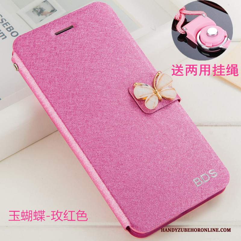 Custodia Huawei Y6 2019 Protezione Anti-caduta Bianco, Cover Huawei Y6 2019 Strass Ornamenti Appesitelefono