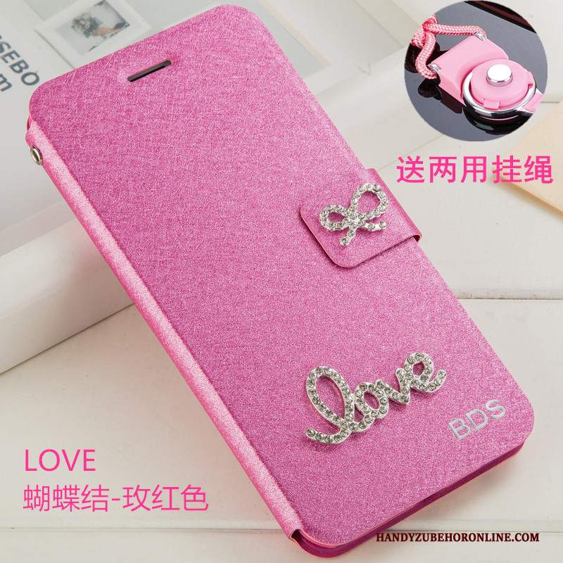 Custodia Huawei Y6 2019 Protezione Anti-caduta Bianco, Cover Huawei Y6 2019 Strass Ornamenti Appesitelefono