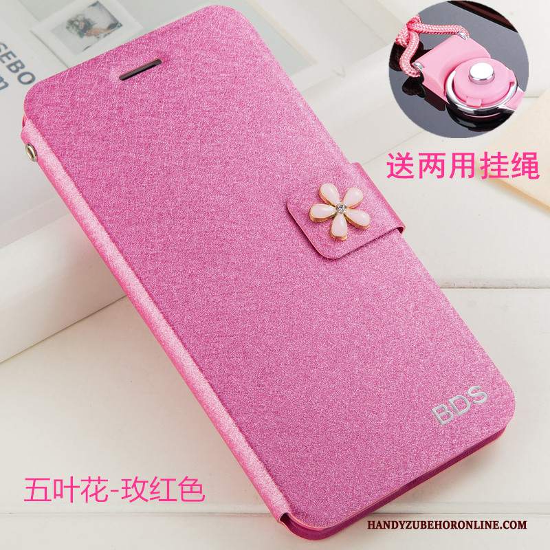 Custodia Huawei Y6 2019 Protezione Anti-caduta Bianco, Cover Huawei Y6 2019 Strass Ornamenti Appesitelefono