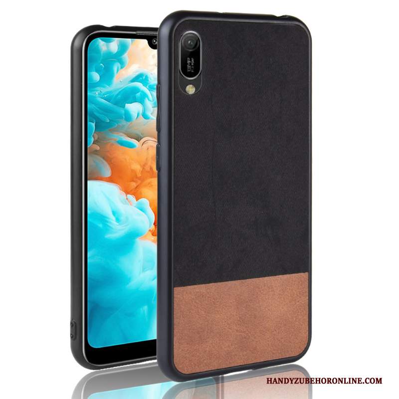 Custodia Huawei Y6 2019 Protezione Blu Denim, Cover Huawei Y6 2019 Modellotelefono