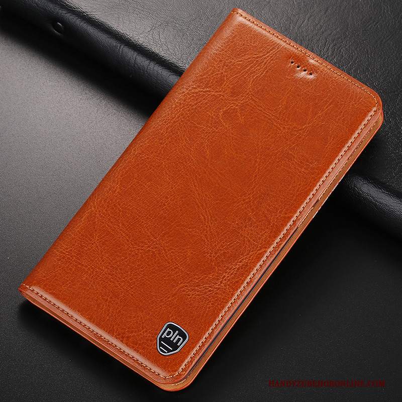 Custodia Huawei Y6 2019 Protezione Telefono Modello, Cover Huawei Y6 2019 Pelle Tutto Incluso Marrone