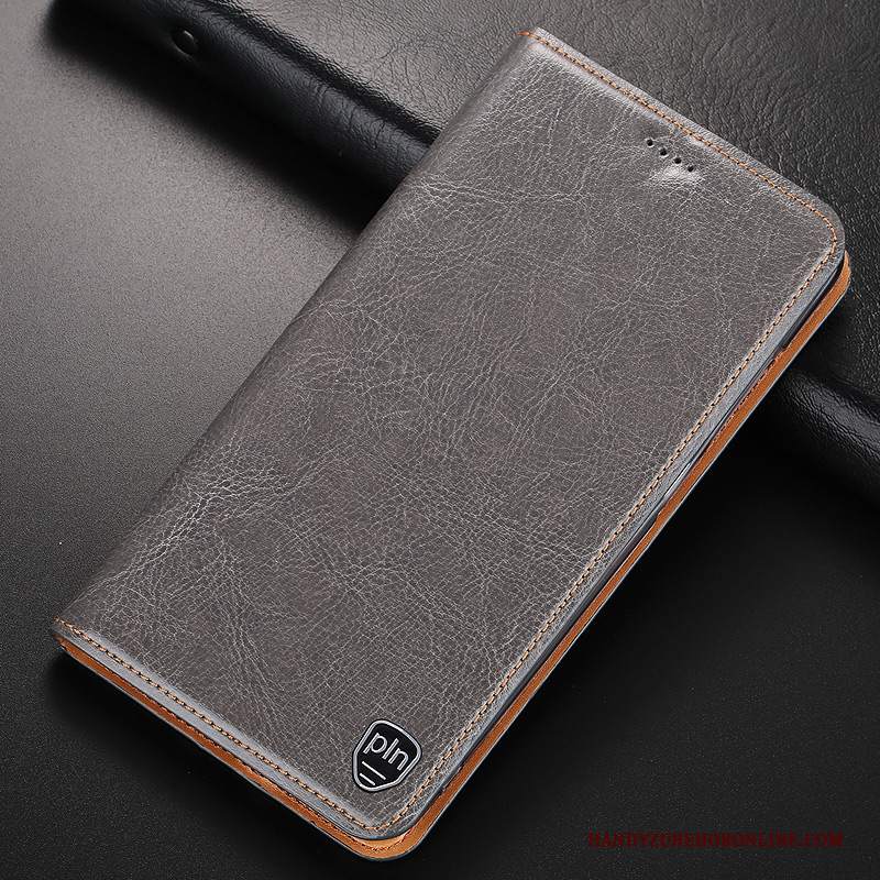 Custodia Huawei Y6 2019 Protezione Telefono Modello, Cover Huawei Y6 2019 Pelle Tutto Incluso Marrone