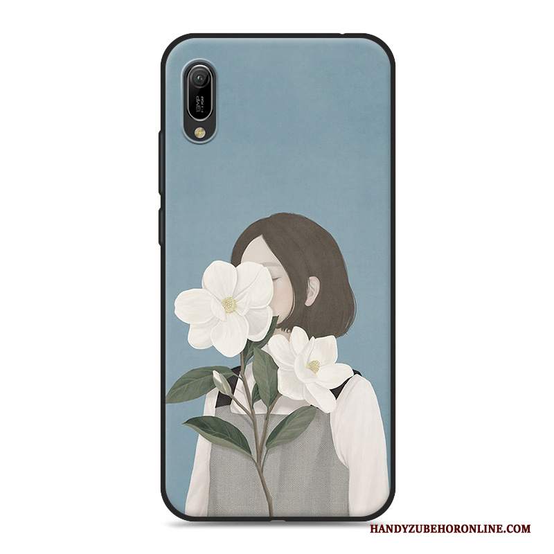 Custodia Huawei Y6 2019 Rosa Piccola, Cover Huawei Y6 2019 Frescotelefono