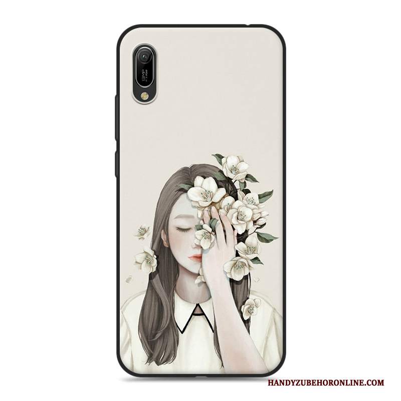 Custodia Huawei Y6 2019 Rosa Piccola, Cover Huawei Y6 2019 Frescotelefono