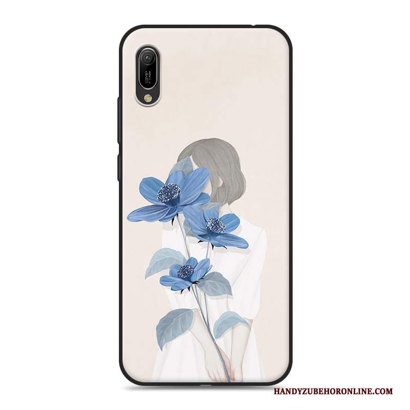 Custodia Huawei Y6 2019 Rosa Piccola, Cover Huawei Y6 2019 Frescotelefono