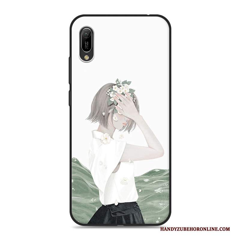 Custodia Huawei Y6 2019 Rosa Piccola, Cover Huawei Y6 2019 Frescotelefono